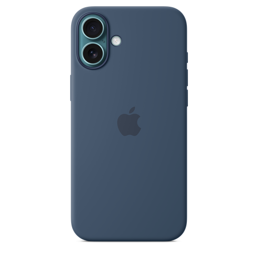 iPhone 16 Plus Silicone Case with MagSafe - Denim