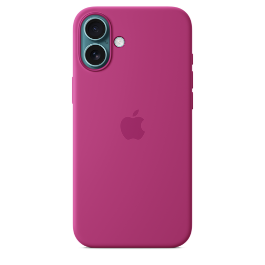 iPhone 16 Plus Silicone Case with MagSafe - Fuchsia