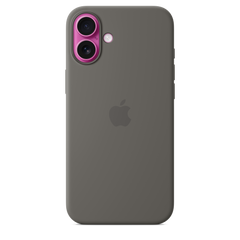 iPhone 16 Plus Silicone Case with MagSafe - Stone Grey