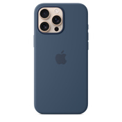 iPhone 16 Pro Max Silicone Case with MagSafe - Denim