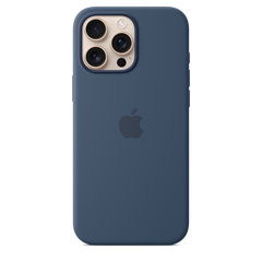 iPhone 16 Pro Max Silicone Case with MagSafe - Denim