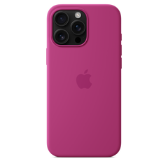 iPhone 16 Pro Max Silicone Case with MagSafe - Fuchsia