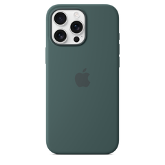 iPhone 16 Pro Max Silicone Case with MagSafe - Lake Green