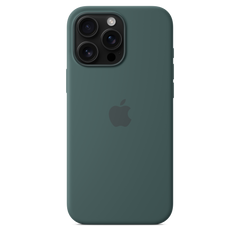 iPhone 16 Pro Max Silicone Case with MagSafe - Lake Green