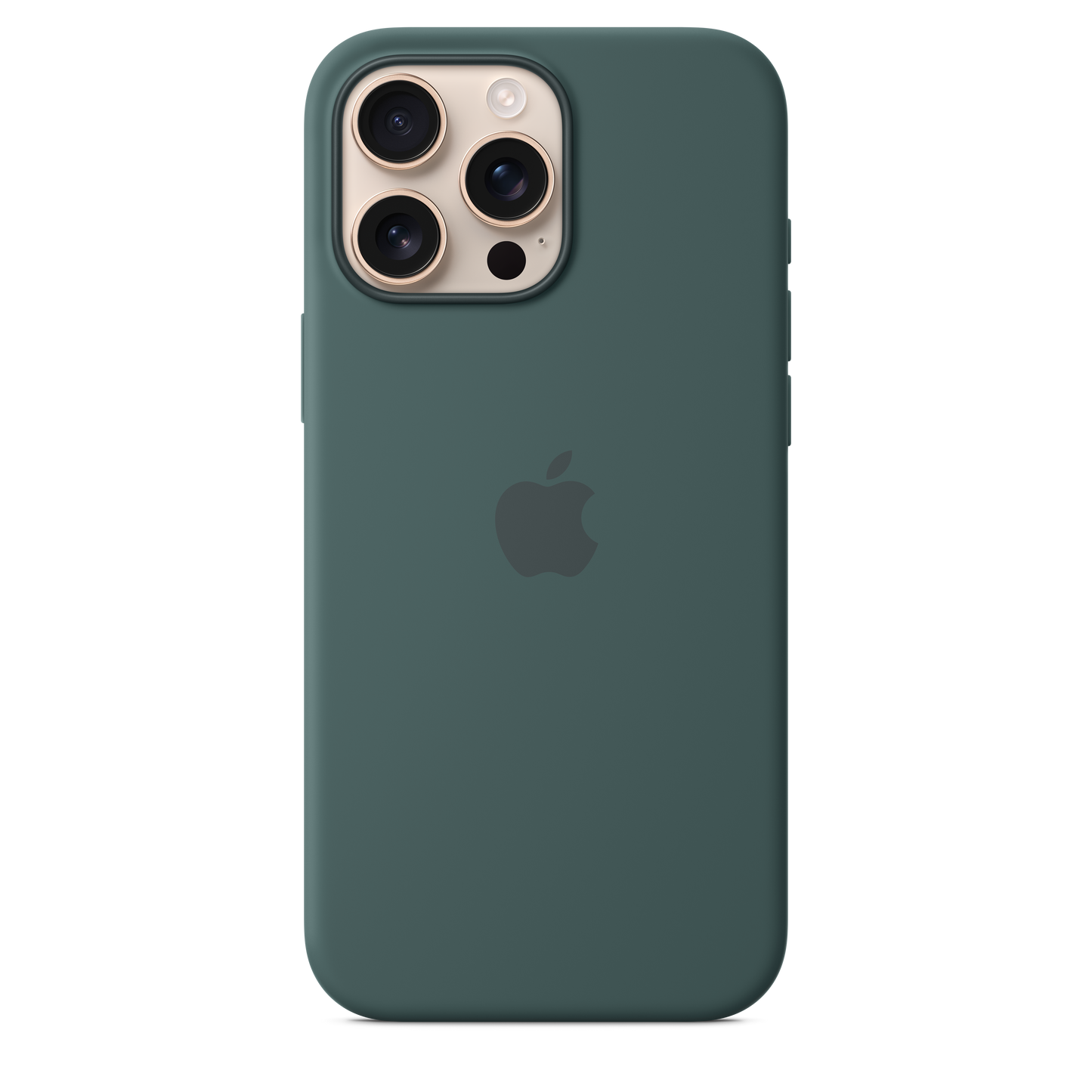 iPhone 16 Pro Max Silicone Case with MagSafe - Lake Green