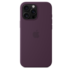 iPhone 16 Pro Max Silicone Case with MagSafe - Plum