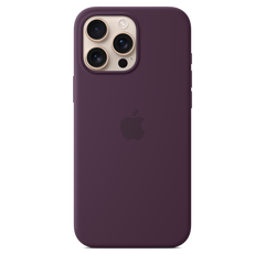 iPhone 16 Pro Max Silicone Case with MagSafe - Plum