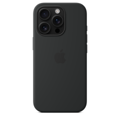 iPhone 16 Pro Silicone Case with MagSafe - Black