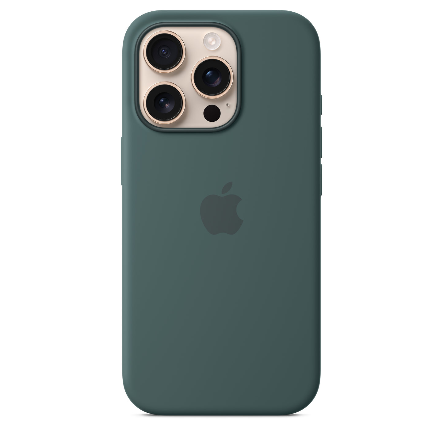 iPhone 16 Pro Silicone Case with MagSafe - Lake Green