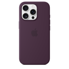 iPhone 16 Pro Silicone Case with MagSafe - Plum