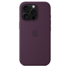 iPhone 16 Pro Silicone Case with MagSafe - Plum