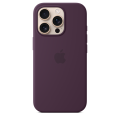 iPhone 16 Pro Silicone Case with MagSafe - Plum