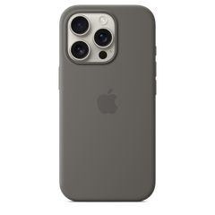 iPhone 16 Pro Silicone Case with MagSafe - Stone Grey