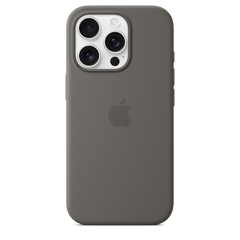 iPhone 16 Pro Silicone Case with MagSafe - Stone Grey