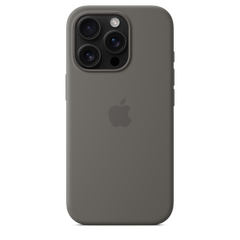 iPhone 16 Pro Silicone Case with MagSafe - Stone Grey