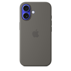 iPhone 16 Silicone Case with MagSafe - Stone Grey