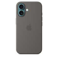 iPhone 16 Silicone Case with MagSafe - Stone Grey