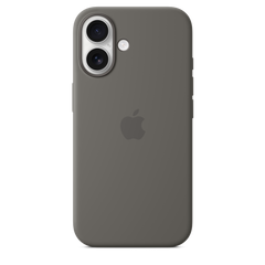 iPhone 16 Silicone Case with MagSafe - Stone Grey