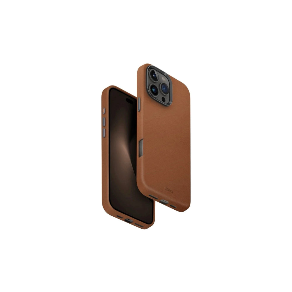 Uniq Lyden Hybrid Magclick Charging Case For iPhone 16 Pro 6.9-Inch ( 2024 ) - Caramel ( Caramel )
