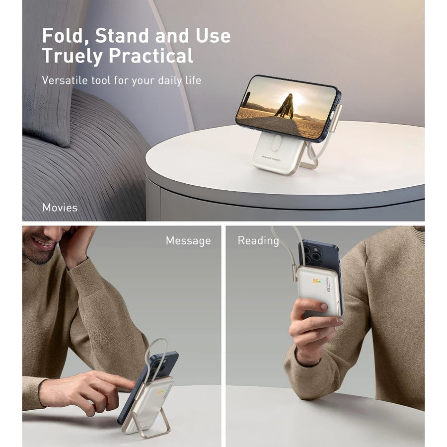 CHOETECH B735-CCWH POWER BANK - WHITE