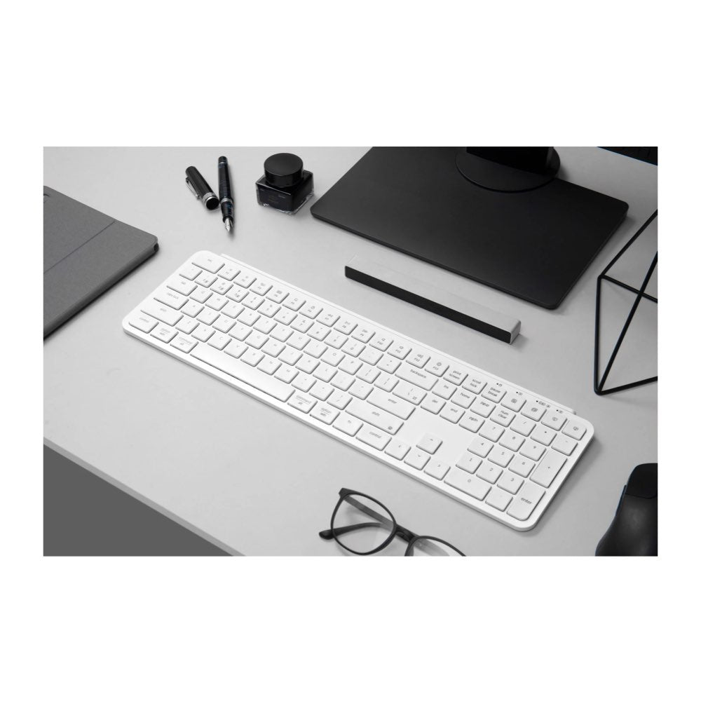 Keychron B6 Pro 109Key Ivory white Wireless scissor Ultra-Slim Wireless Keyboard