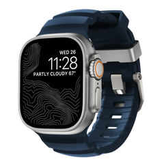 Nomad Apple Watch 49/45/44/42mm (Series SE/Ultra/9/8/7/6/5/4/3/2) Rocky Point Band - Atlantic