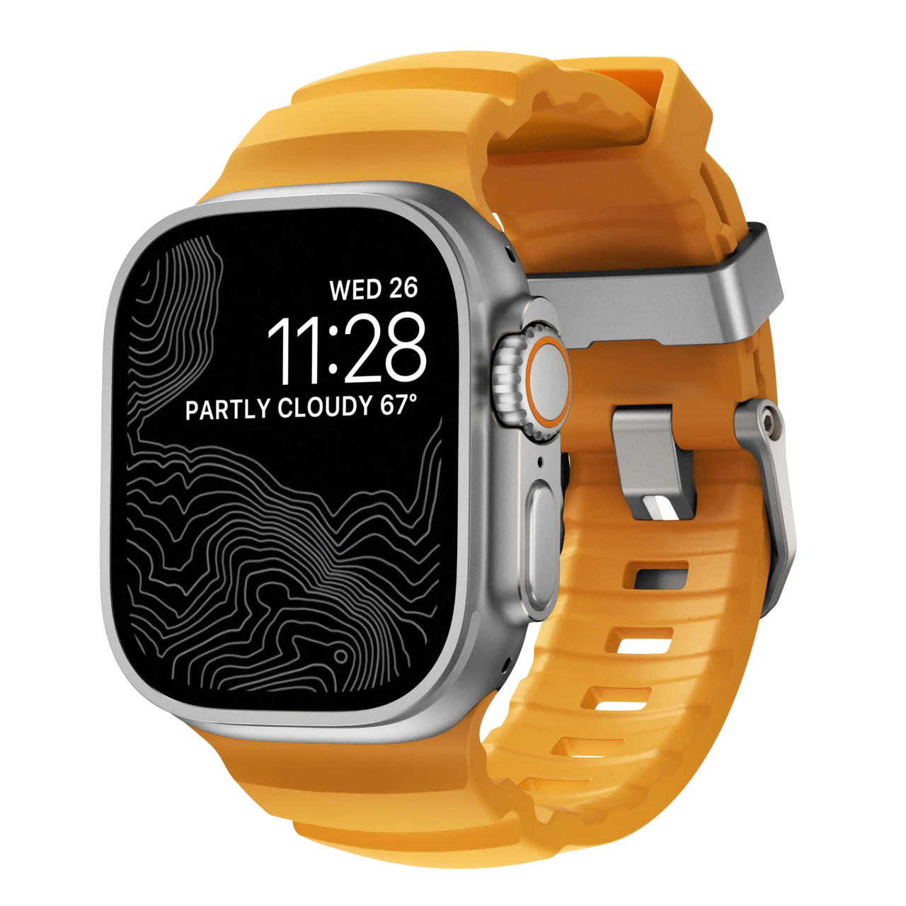 Nomad Apple Watch 49/45/44/42mm (Series SE/Ultra/9/8/7/6/5/4/3/2) Rocky Point Band - Sol