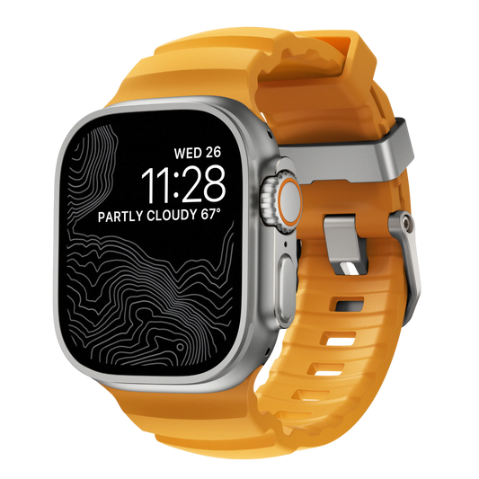 Nomad Apple Watch 49/45/44/42mm (Series SE/Ultra/9/8/7/6/5/4/3/2) Rocky Point Band - Sol