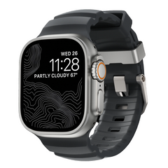 Nomad Apple Watch 49/45/44/42mm (Series SE/Ultra/9/8/7/6/5/4/3/2) Rocky Point Band - Storm