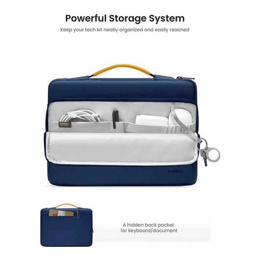 TOMTOC Defender A14 Laptop Handbag 14 Inch - Navy Blue