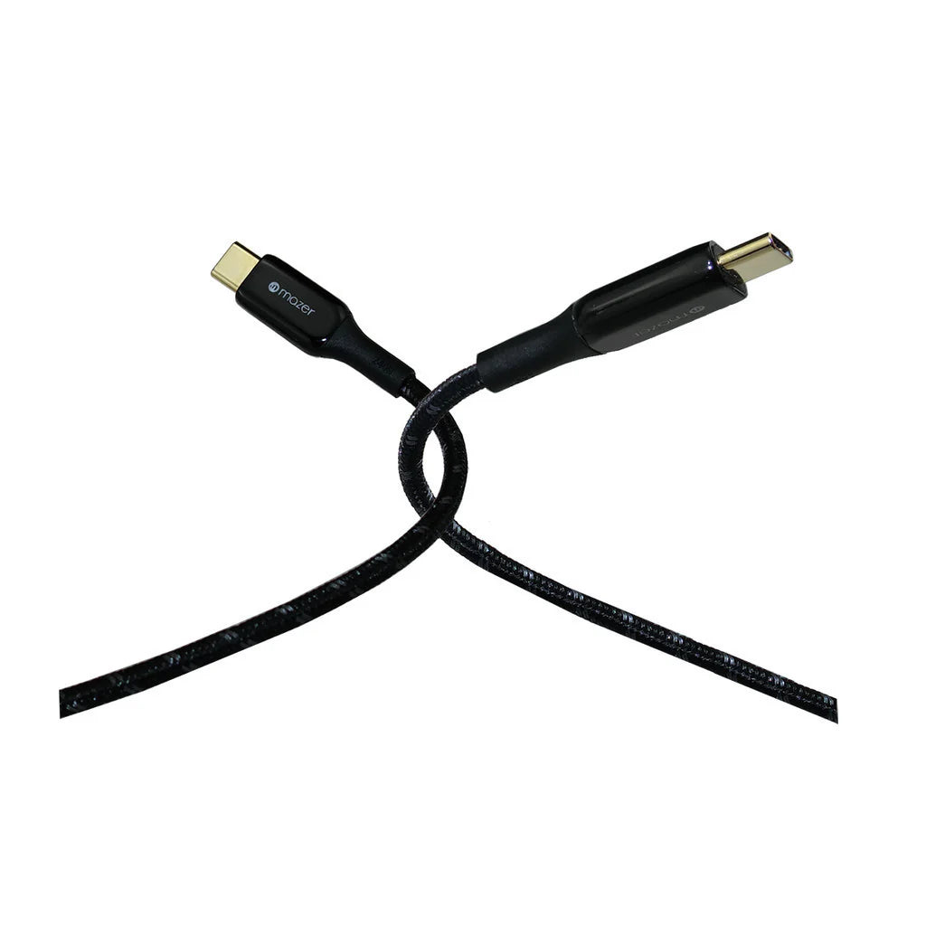 Mazer InfiniteLINK 3 Pro 240W/1.25M USB-C Cable-Black