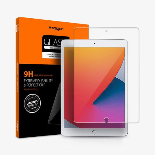 Spigen GLAStR Premium Tempered Glass Screen Protector for iPad 10.2 (2019-2021) - Clear