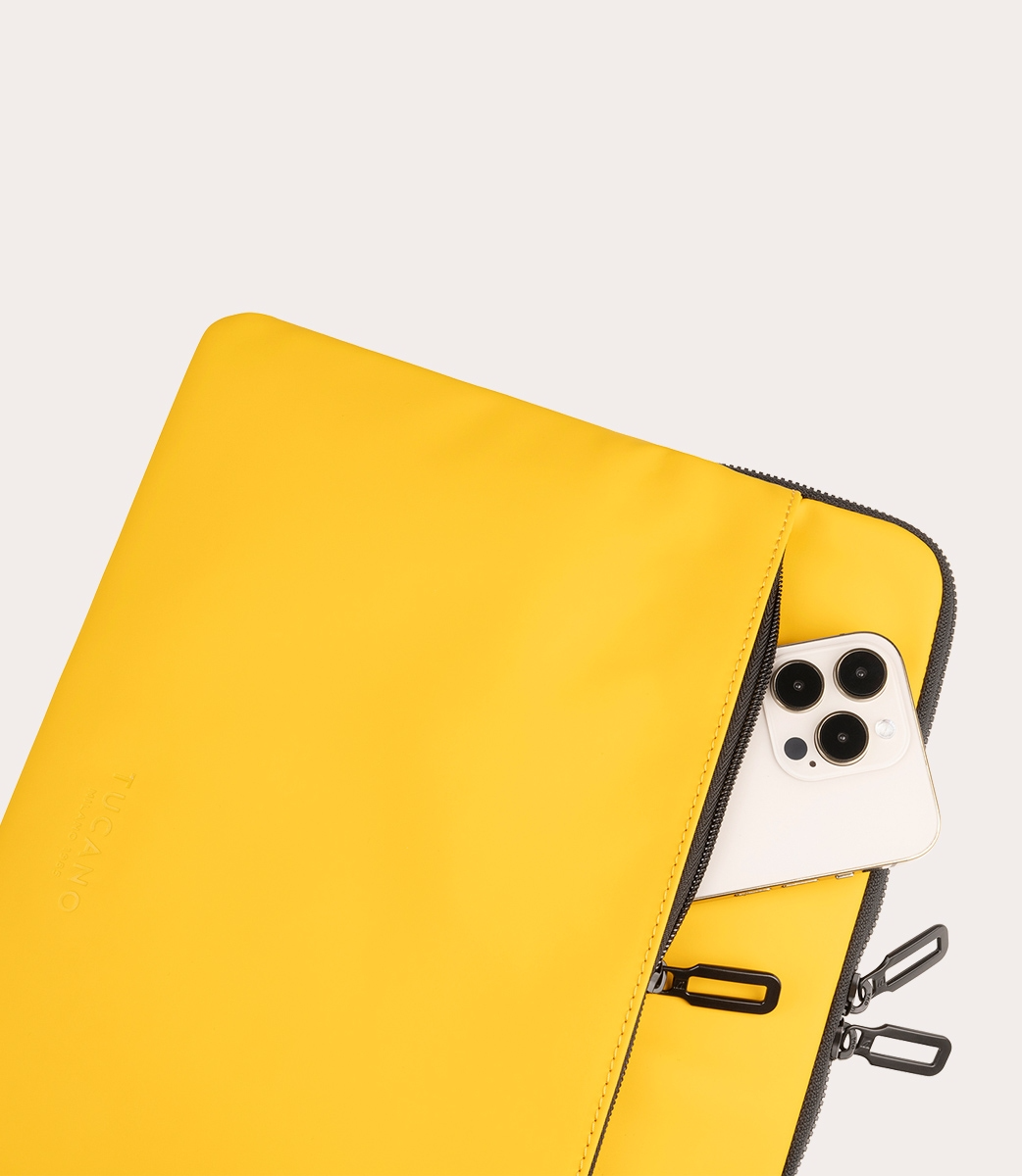 Tucano Gommo Sleeve for 13"/14" Laptop - Yellow