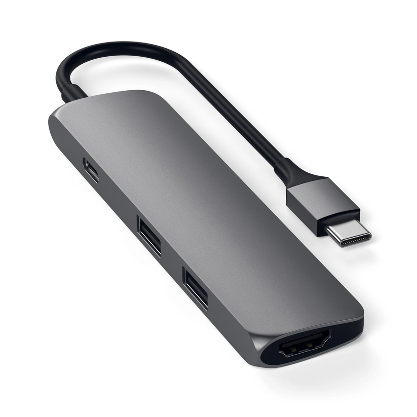 Satechi Slim Type-C Multiport Adapter (Space Grey)