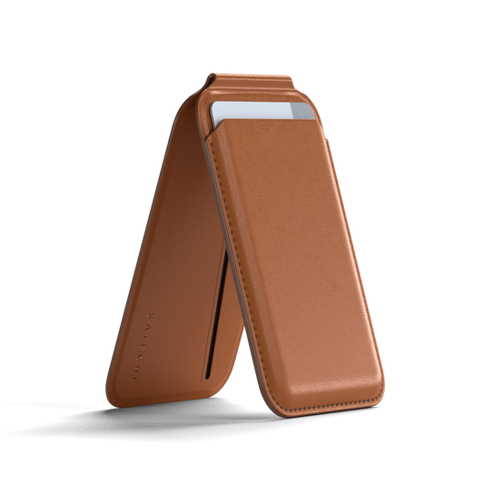 Satechi Magnetic Wallet Stand -Brown