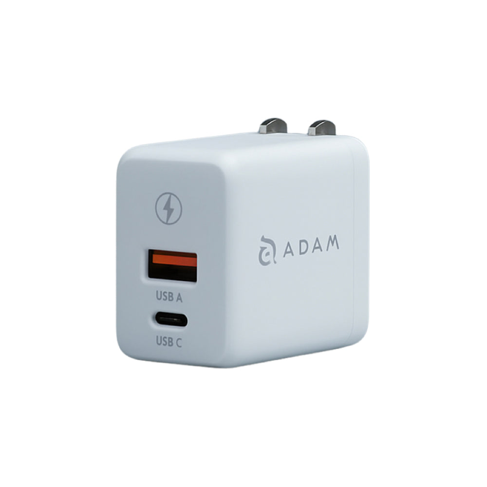 ADAM elements OMNIA X35A GaN 35W Dual Port Compact Wall Charger (White)