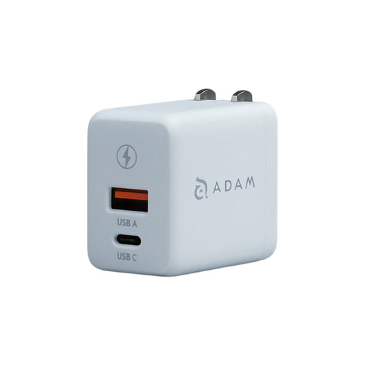 ADAM elements OMNIA X35A GaN 35W Dual Port Compact Wall Charger (White)