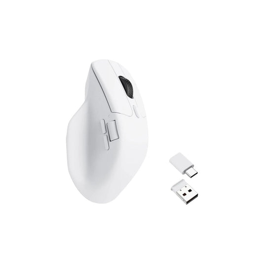 Keychron M6 - 78g - White, Non-backlit BT/2.4GHz/Wired Mouse